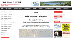 Desktop Screenshot of lake-sunapee-living.com