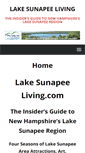 Mobile Screenshot of lake-sunapee-living.com
